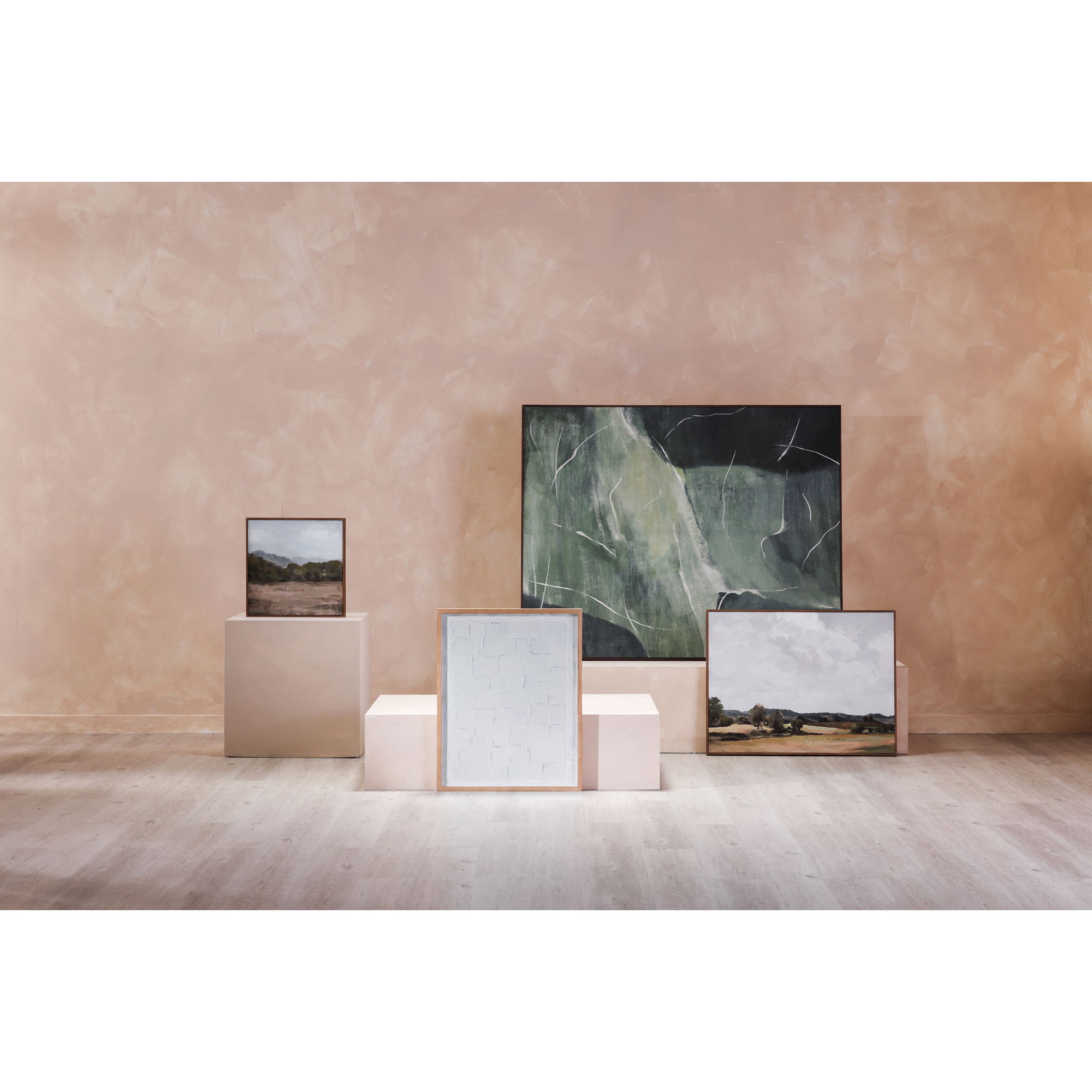 Impression Framed Painting Verdant Palette, by Moe's Home, 60" width x 48" height x 2" depth View 6