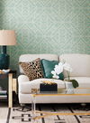 Diamond Macrame Aqua Wallpaper thumbnail 2