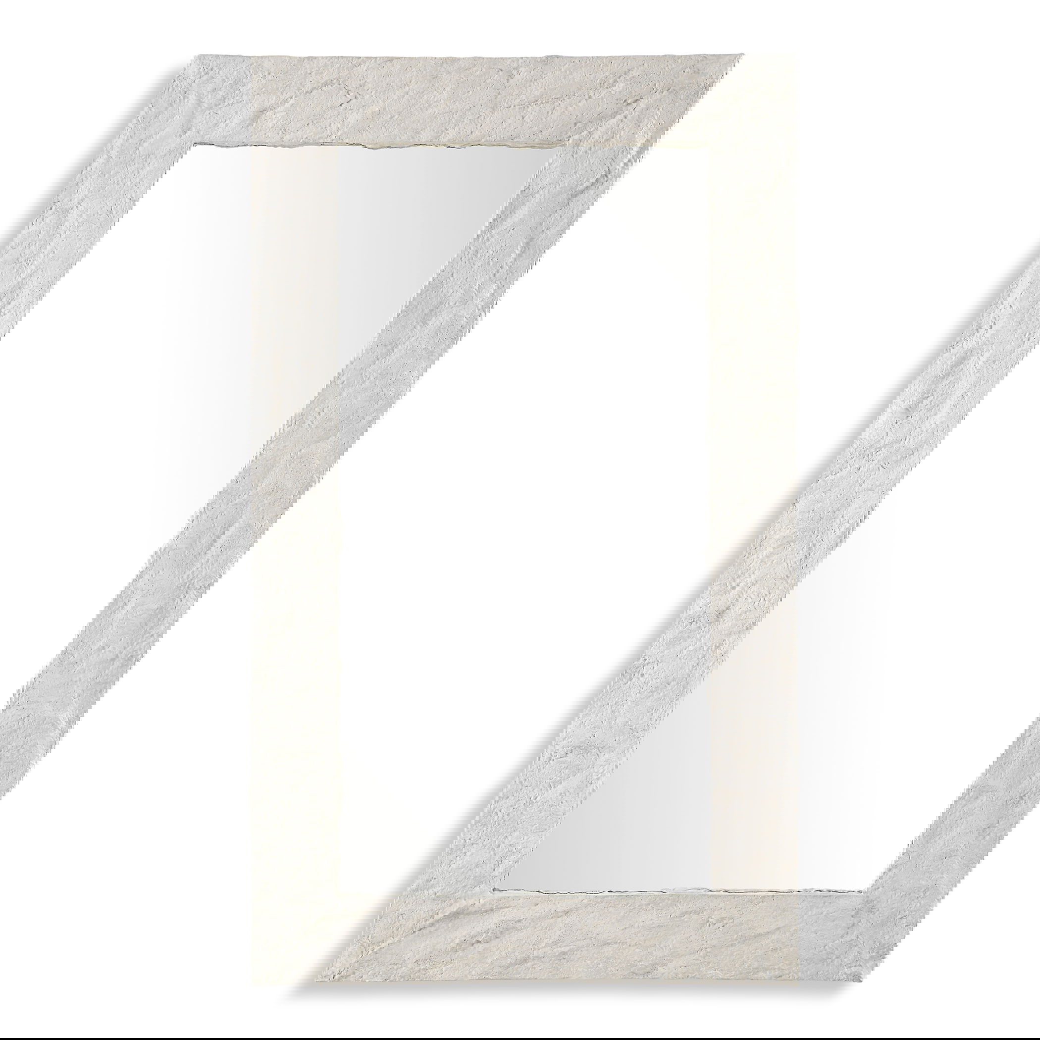 Quarry Rectangle Stone Veneer Mirror large image 