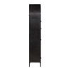 Kiera Cabinet Black, Cabinets & Sideboard by Dovetail, 32" width x 86" height x 16" depth thumbnail 3