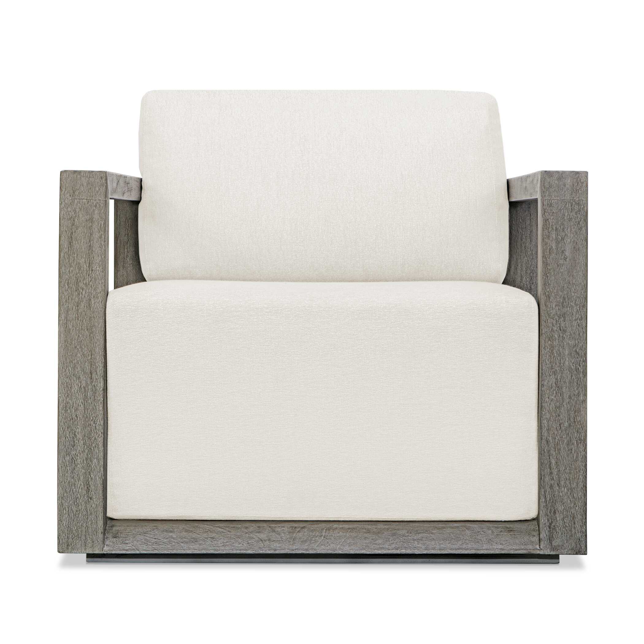 Remsen Outdoor Gray Lounge Chair, Furniture by Uttermost, 33.5" width x 32" height x 35" depth View 1