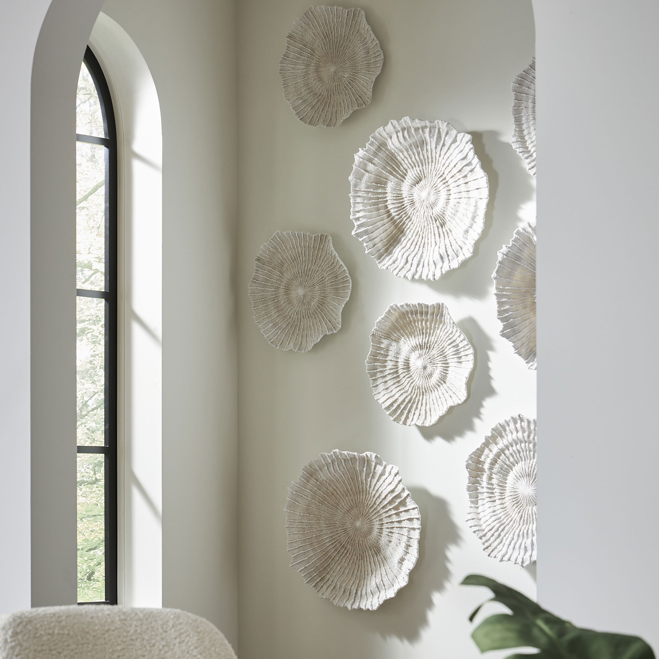 Ocean Gems Coral Wall Decor, Set/3 large image 