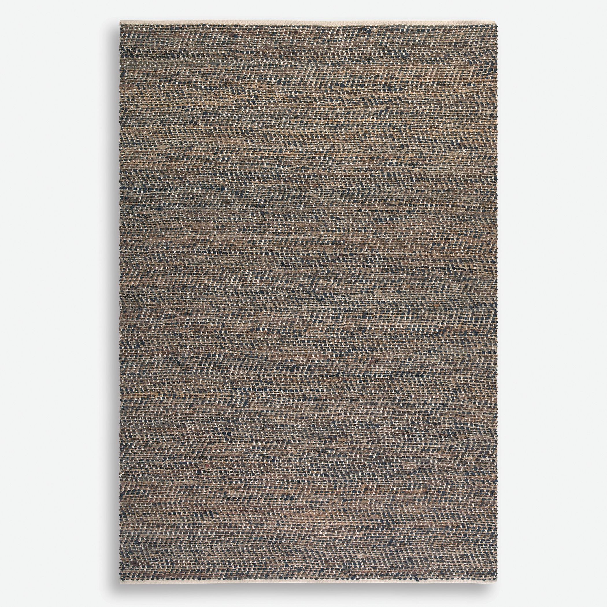 Tobais 9 X 12 Rescued Leather & Hemp Rug, by Uttermost, 9' width x 12' height x 0.37" depth View 1