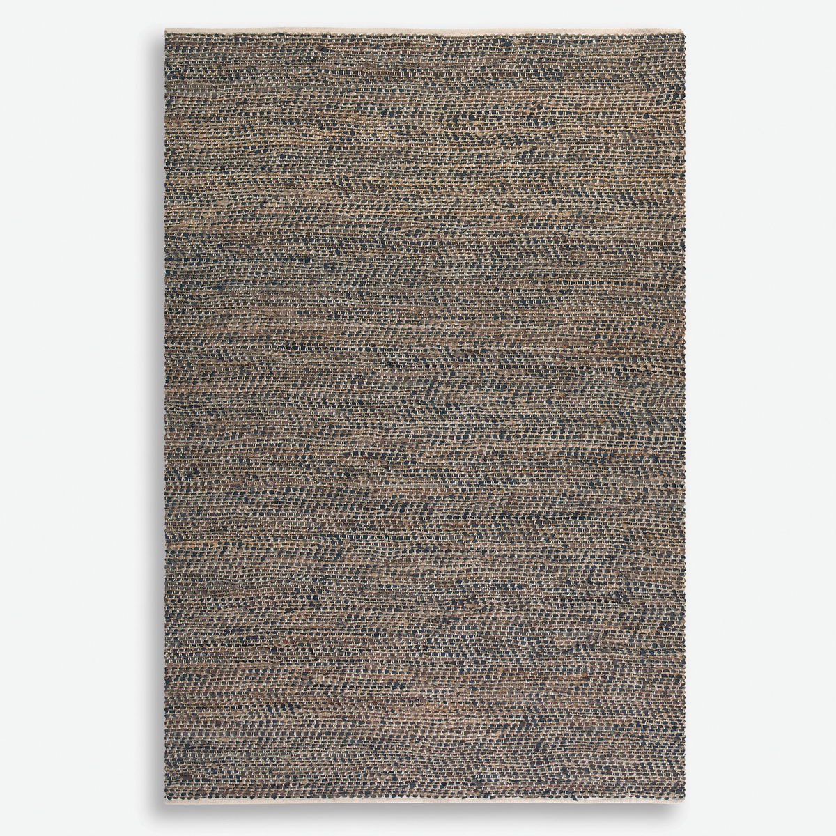 Tobais 9 X 12 Rescued Leather & Hemp Rug, by Uttermost, 9' width x 12' height x 0.37" depth View 1