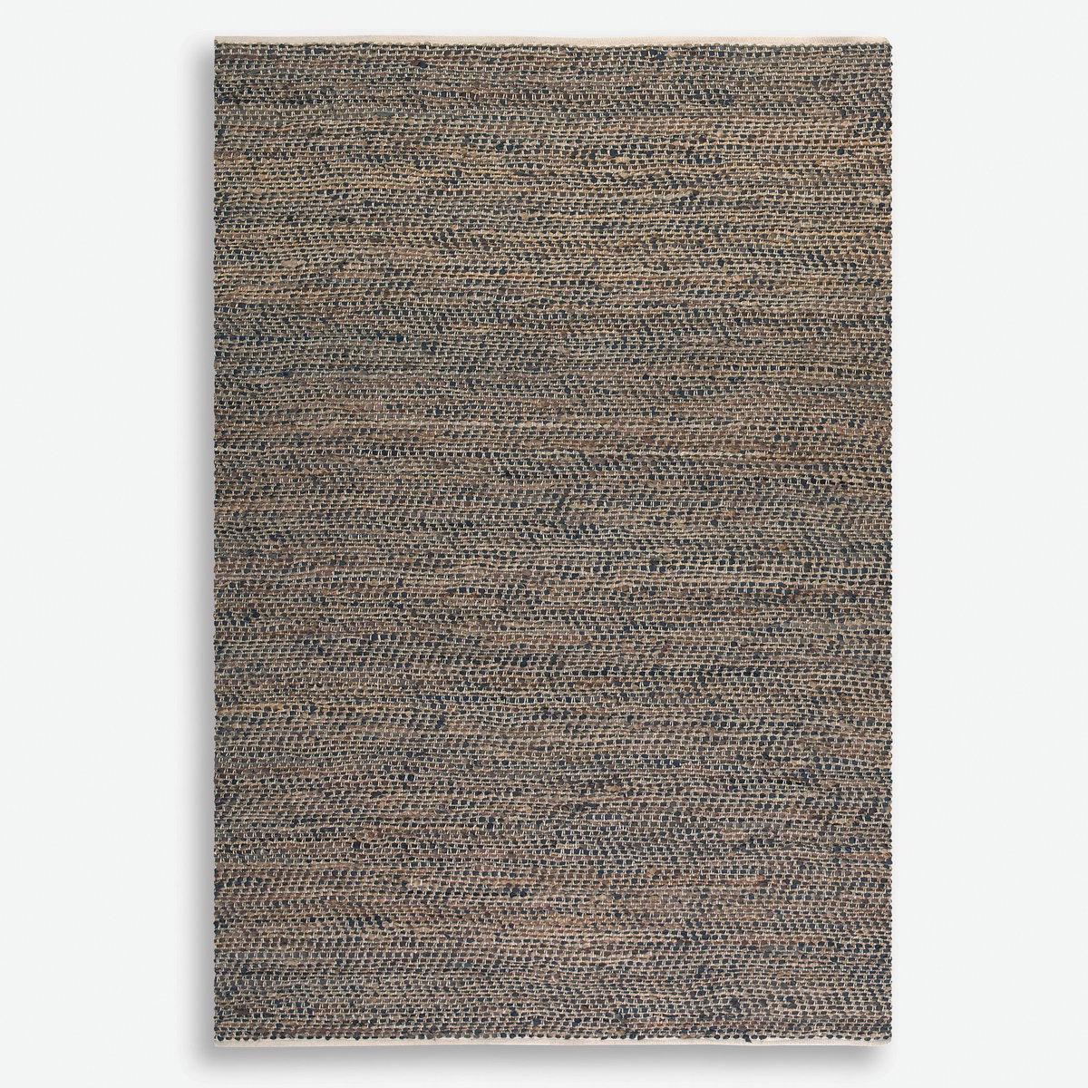 Tobais 9 X 12 Rescued Leather & Hemp Rug, by Uttermost, 9' width x 12' height x 0.37" depth View 1