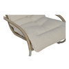 Lyra Outdoor Rocking Chair Beige, Outdoor Chair by Moe's Home, 2'2.77" width x 2'10" height x 3'2" depth thumbnail 7