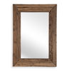 Rennick Large Reclaimed Pine Mirror, by Uttermost, 3'4" width x 4'9" height x 1.5" depth thumbnail 1