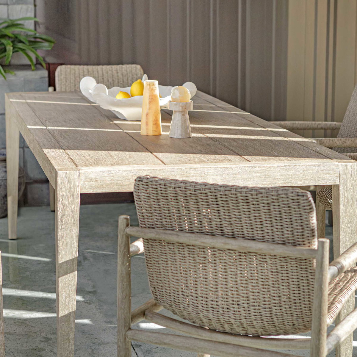 Coral Mirage White Outdoor Bowl, Decorative by Uttermost, 20.08" width x 20" height x 7" depth View 8