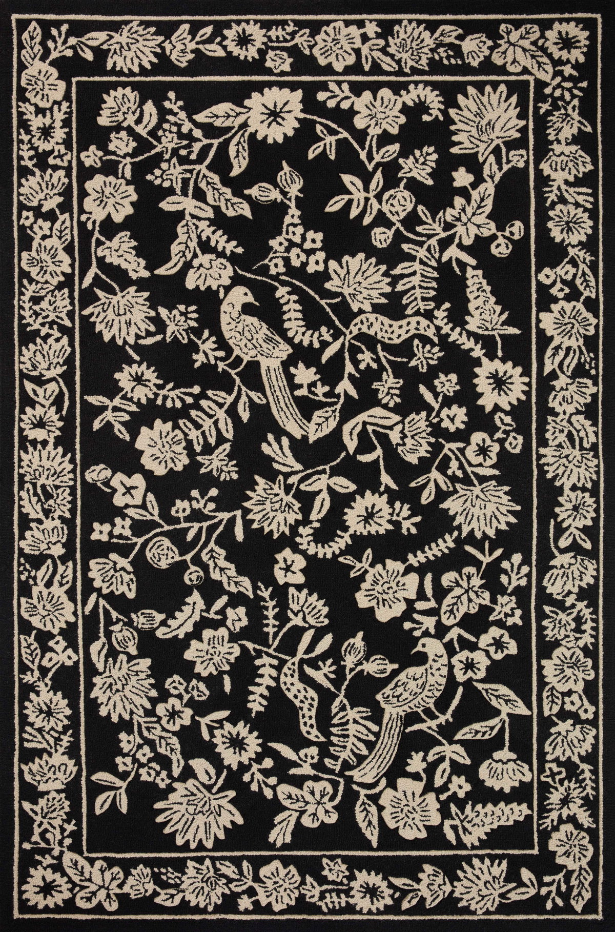Rifle Paper Co. x Loloi Arboretum Rug, 5' length x 7'6" width View 1