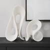 Silent Wave White Sculptures Set/2, Figurines & Statue by Uttermost, 8.75" width x 15" height x 7.5" depth thumbnail 2