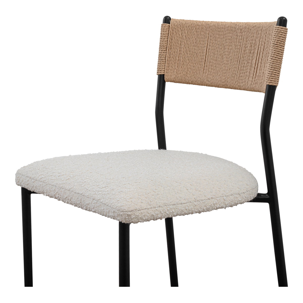 Foley Counter Stool White, Counter & Bar Stool by Moe's Home, 18.75" width x 38.5" height x 19.57" depth View 5