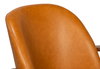 Pindar Armchair, Leather, New Tan, Seating by Sarreid, 30" length x 31" width x 30" height thumbnail 3