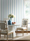 3' Stripe Blue & White Wallpaper thumbnail 1