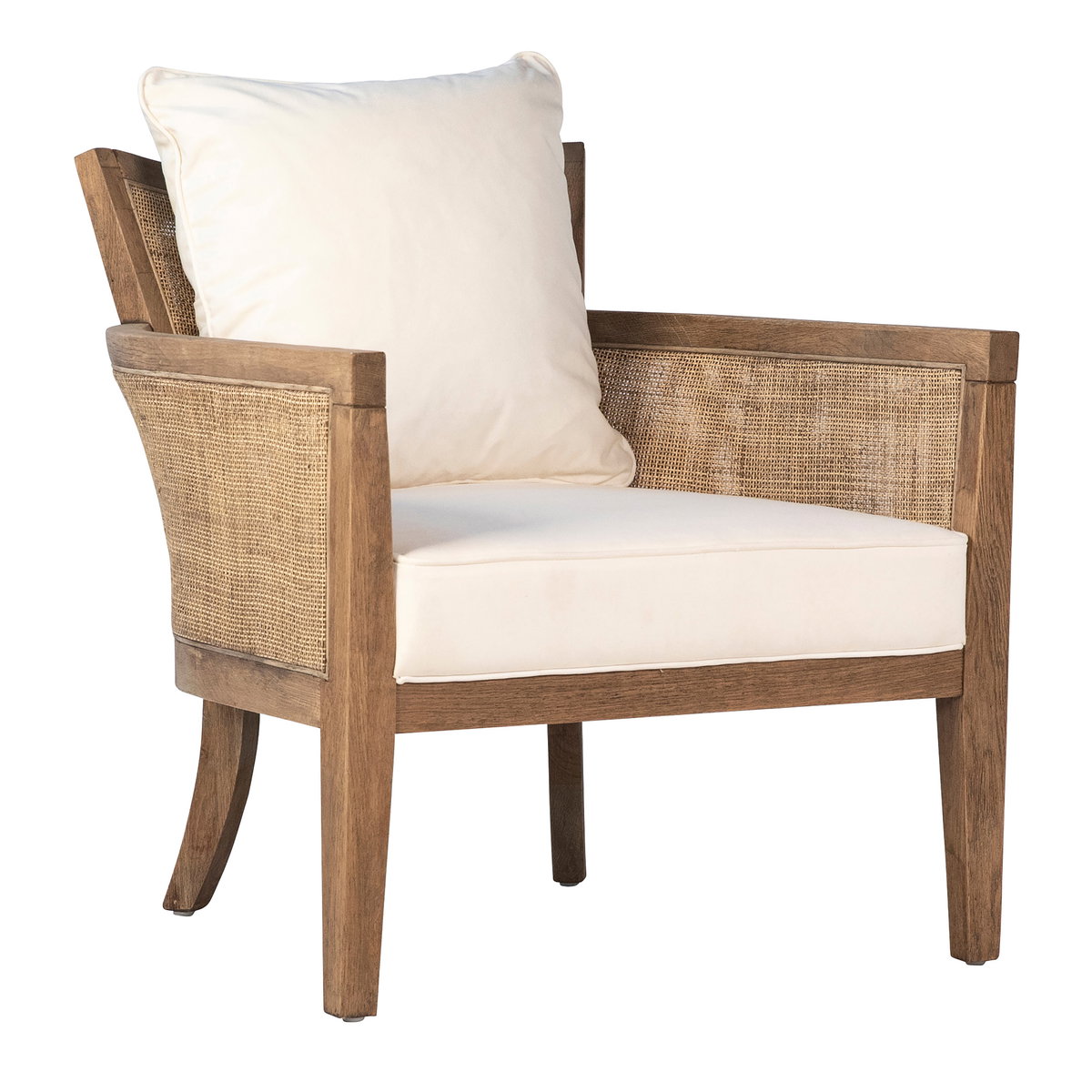Lily Occasional Chair W/ Perf Fabric, Accent Chair by Dovetail, 27.5" width x 29" height x 31" depth View 1
