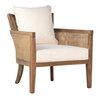 Lily Occasional Chair W/ Perf Fabric, Accent Chair by Dovetail, 27.5" width x 29" height x 31" depth thumbnail 1
