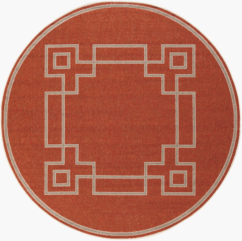 Alfresco Machine Woven Rug, by Surya, 7'2.61" length x 7'2.61" width