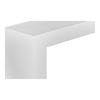 Lazarus Outdoor Bench White, Benche by Moe's Home, 55" width x 18.5" height x 15.75" depth thumbnail 5