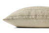 Brigette Romanek x Loloi Beige Pillow, Decorative Pillow, 13" length x 21" width thumbnail 2