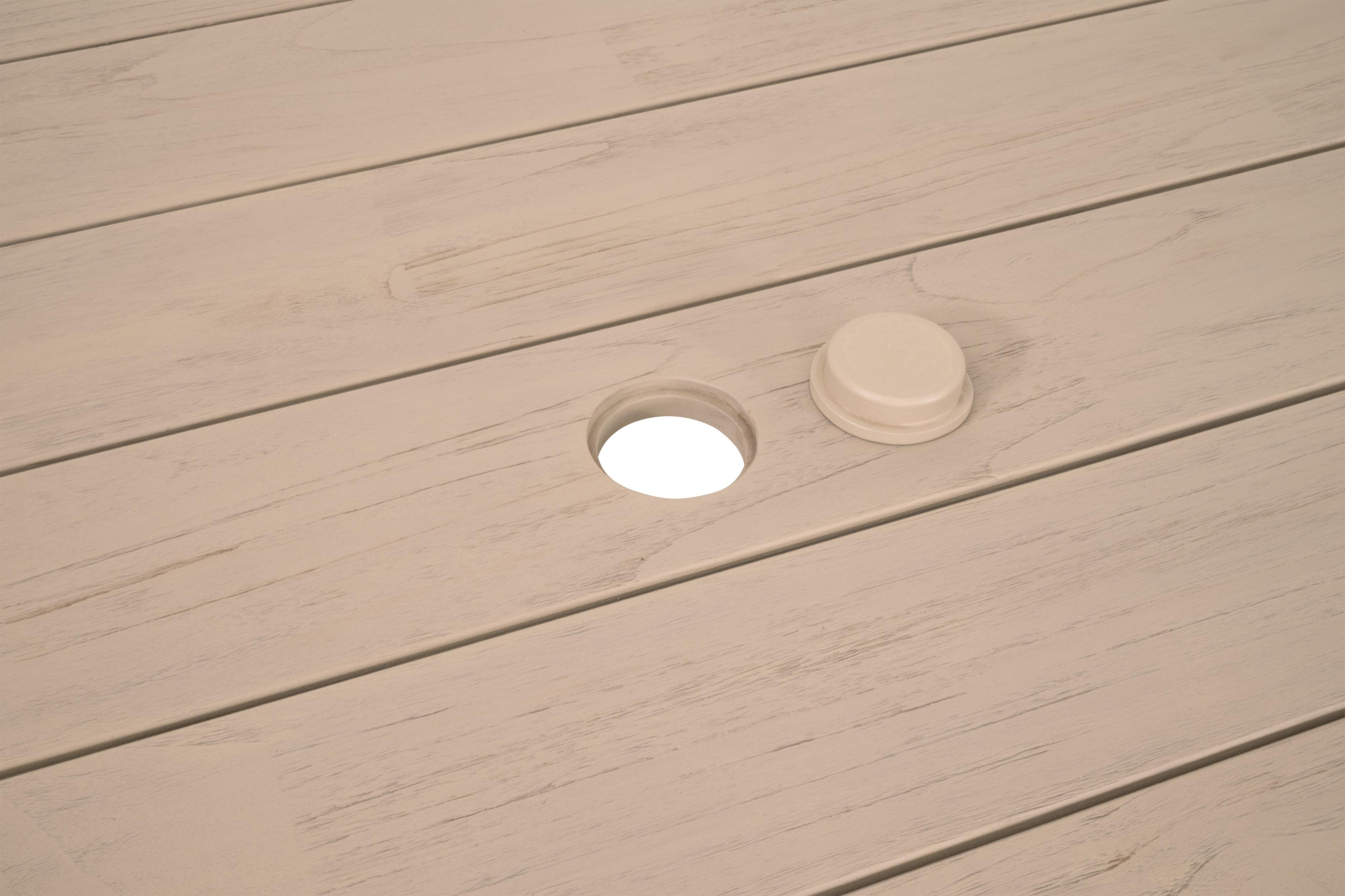 Big Sur Outdoor Dining Table, by Essentials for Living, 94.25" width x 29.75" height x 42" depth View 7