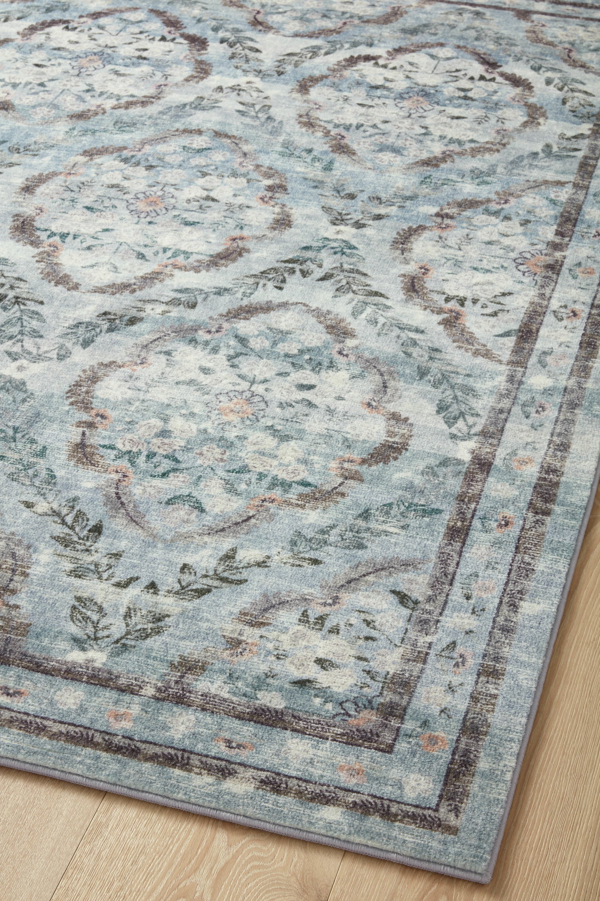 Rifle Paper Co. x Loloi Courtyard Rug, 5' length x 7'6" width View 9