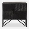 Zadie Ebony Accent Cabinet thumbnail 0