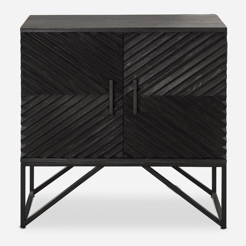 Zadie Ebony Accent Cabinet