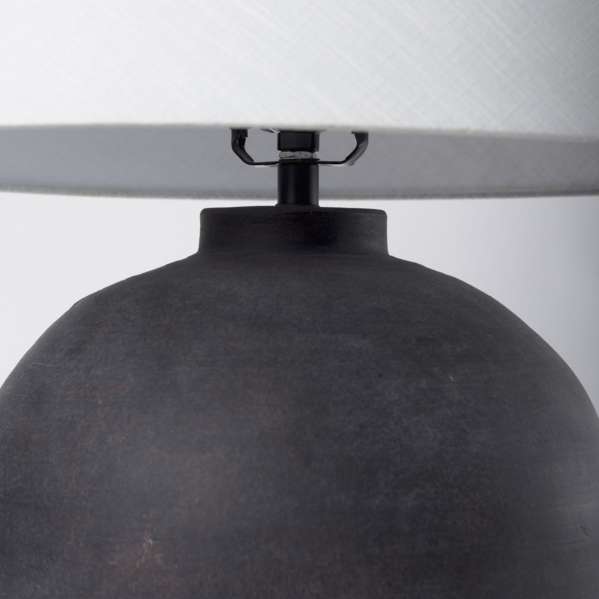 Marvin Black Ceramic Table Lamp large image 