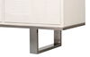 Bronzini Credenza, Embossed White, Wine & Liquor Accessorie by Sarreid, 94" length x 20" width x 34" height thumbnail 7