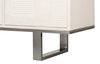 Bronzini Credenza  Embossed White, by Sarreid, 1'8" length x 7'10" width x 2'10" height thumbnail 7