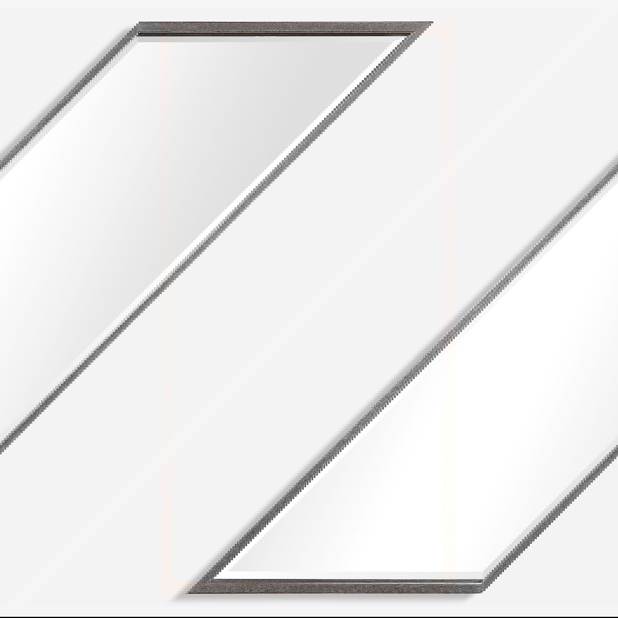 Gabelle Metallic Silver Mirror, by Uttermost, 32" width x 62" height x 2.75" depth View 1