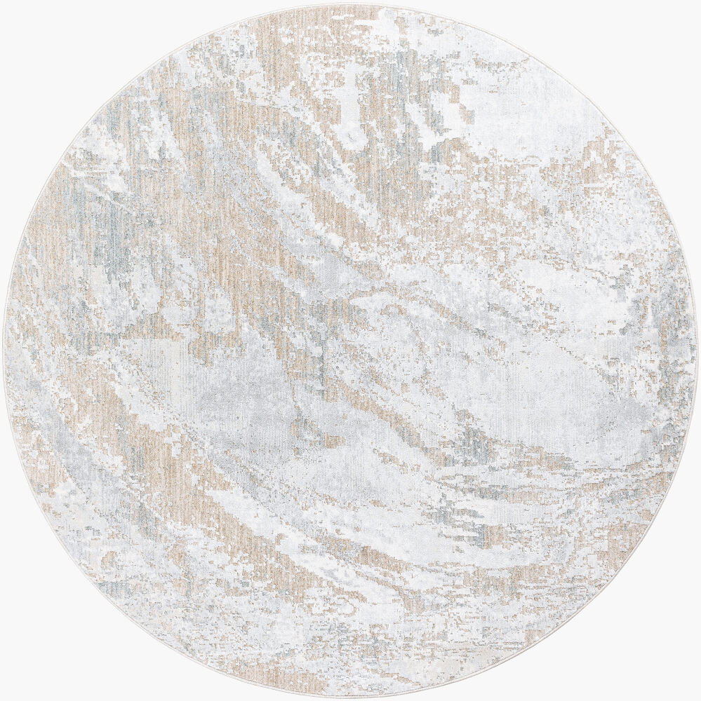 Brunswick Machine Woven Rug, by Surya, 5'2.99" length x 5'2.99" width