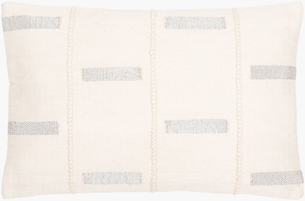 Ekon Lumbar Pillow Down, Decorative Pillow by Surya, 14" length x 22" width