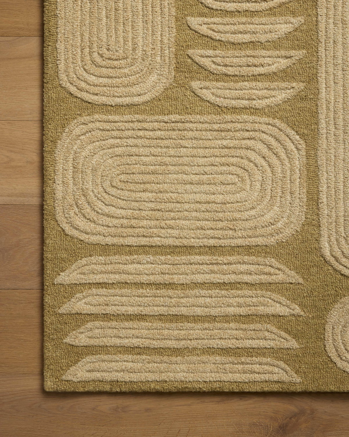 Brigette Romanek x Loloi Madi Rug, 1'6" length x 1'6" width View 5
