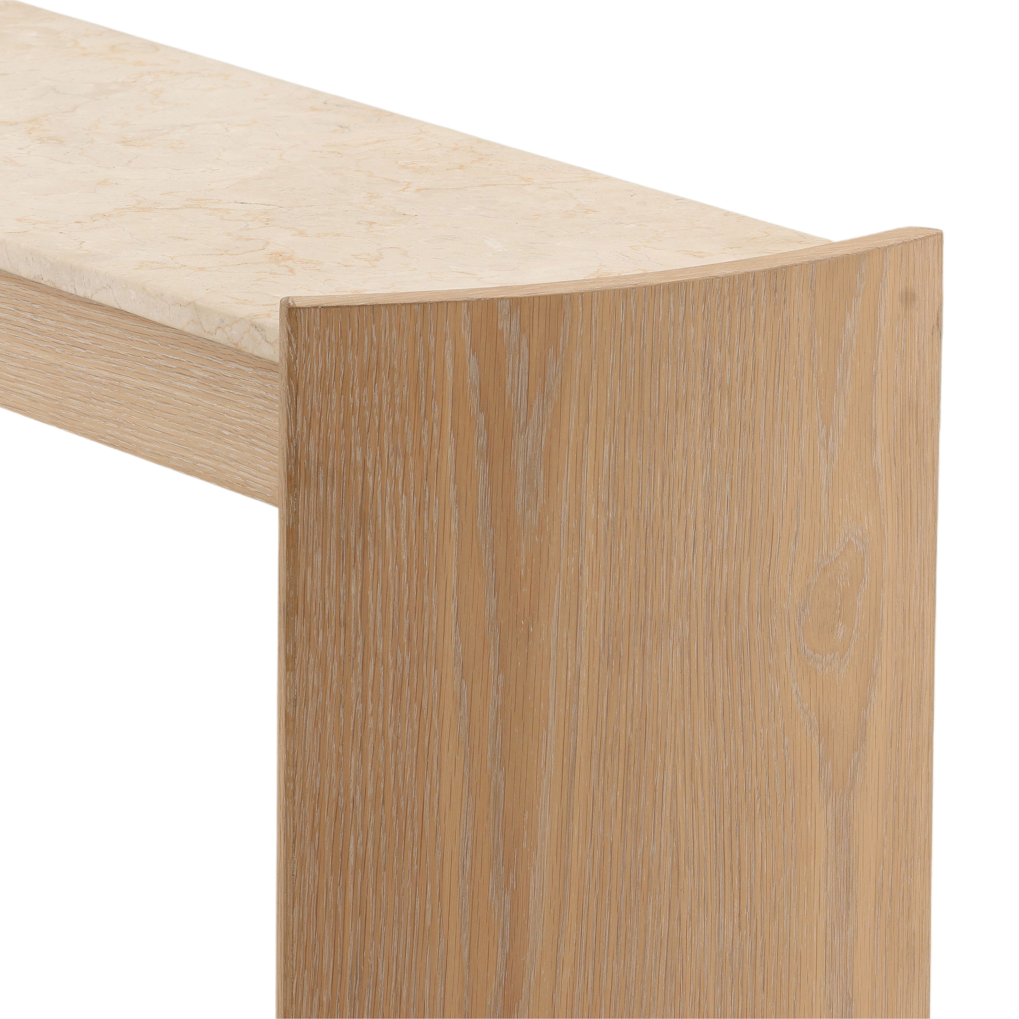 Kaden Console Table Natural large image 