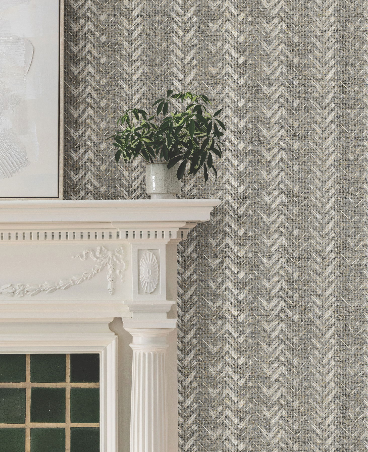 Regent Charcoal Wallpaper large image 
