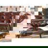 Birmingham Sofa Dark Brown Leather thumbnail 5