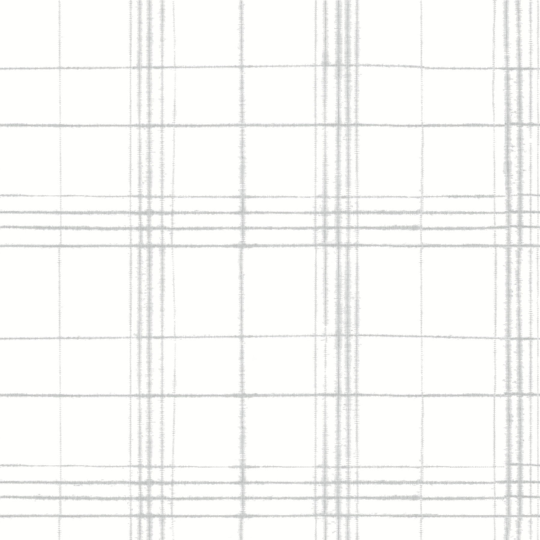 Farmhouse Plaid Grey & White Wallpaper large image 