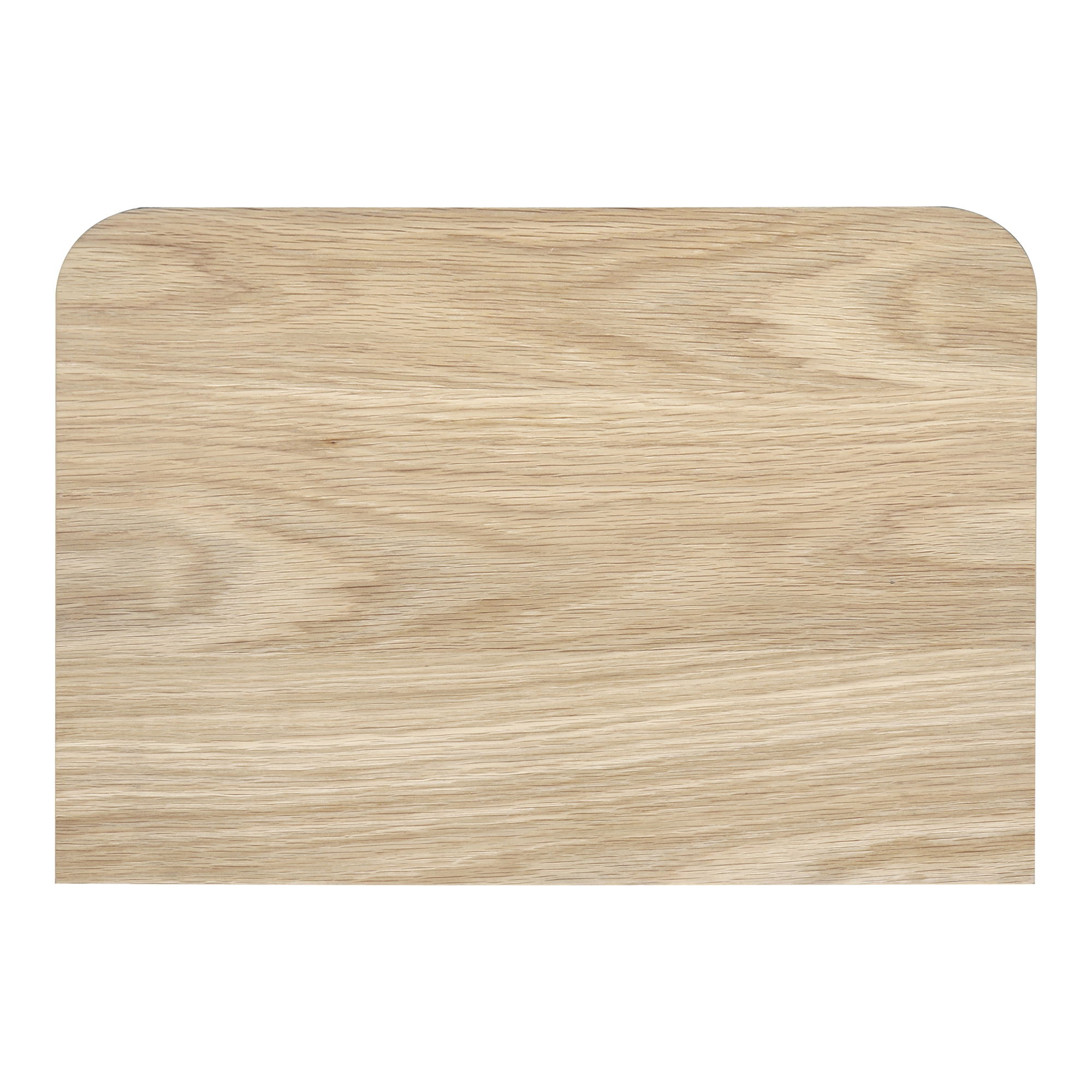 Round Off Small Nightstand Light Oak Brown, by Moe's Home, 20" width x 11" height x 15" depth View 5