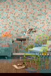 Temple Garden Coral Peel & Stick Wallpaper thumbnail 1