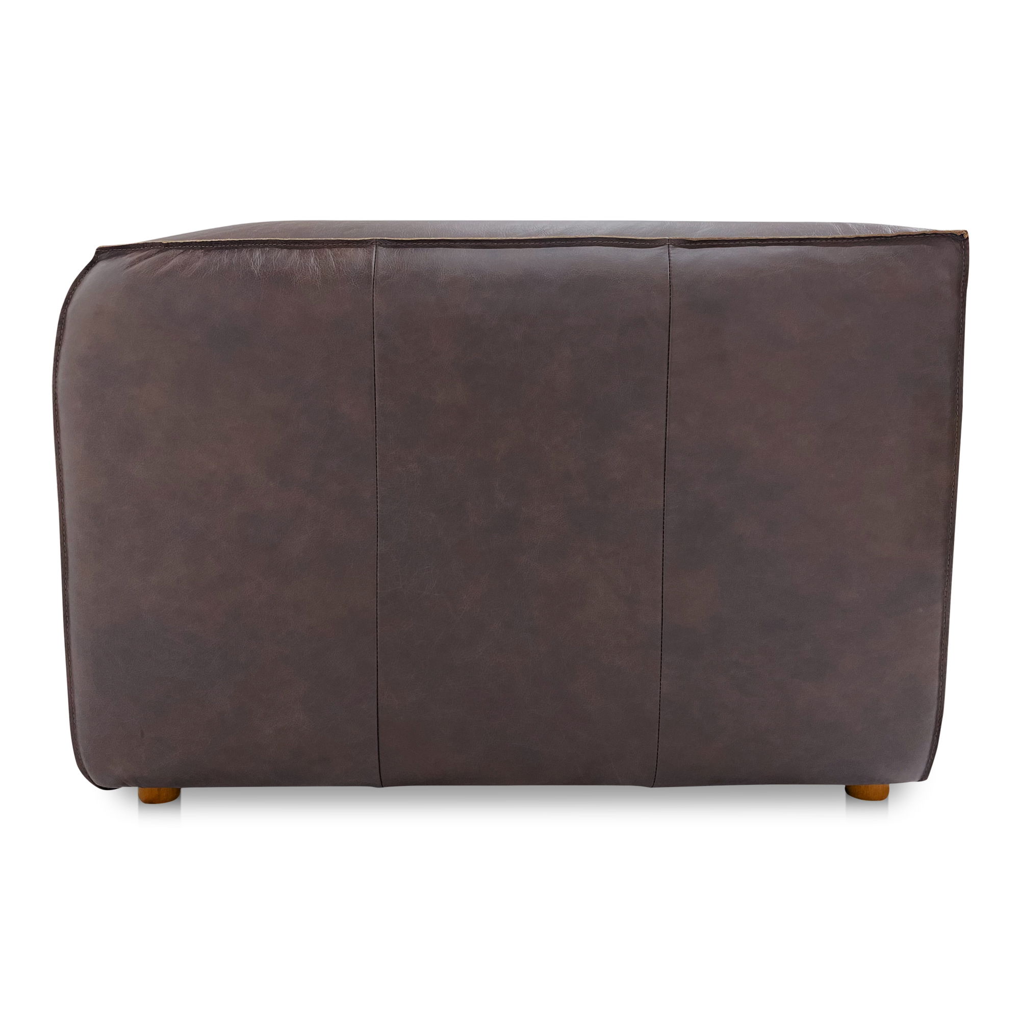 Form Corner Chair Espresso Brown Leather large image 