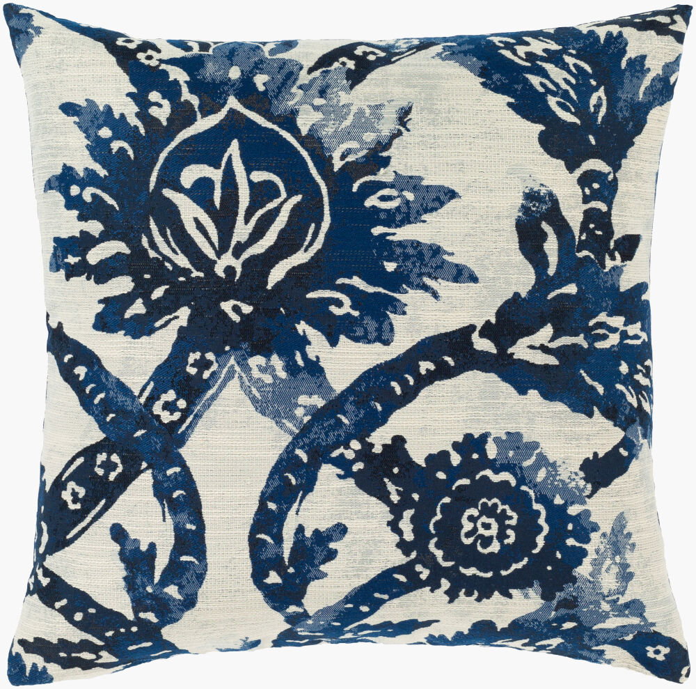 Sanya Bay Accent Pillow, Decorative Pillow by Surya, 18" length x 18" width
