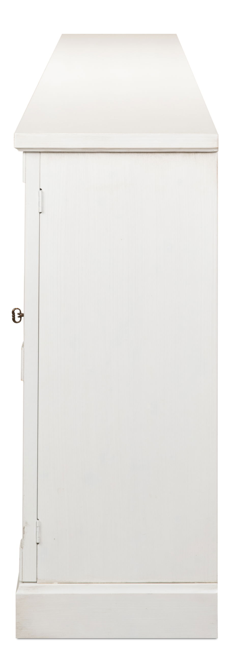 Luciana 6 Wood Dr Buffet,112',Cortina Wh, Cabinets & Sideboard by Sarreid, 112" length x 15" width x 38" height View 4