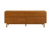 Ventura 4 Drawer Double Dresser, by Greenington, 18" length x 73.5" width x 28" height thumbnail 3