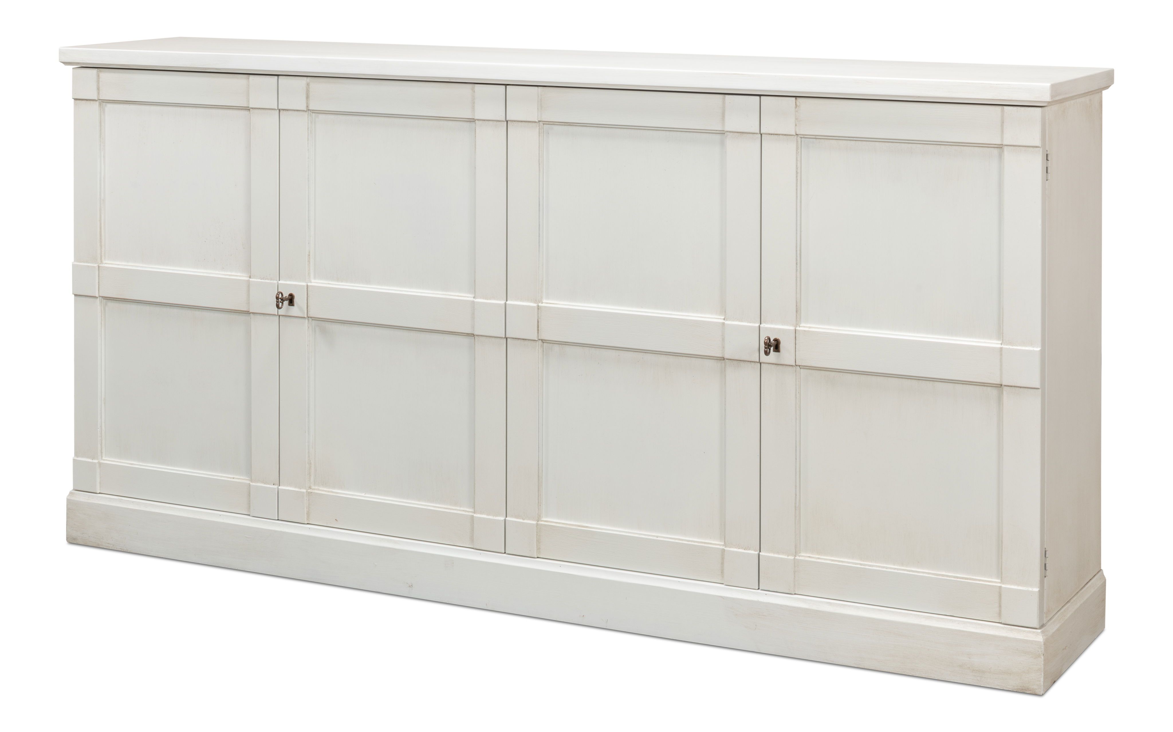 Lionisio Buffet,75',Cortinawht,Wood Drs, Cabinets & Sideboard by Sarreid, 75" length x 15" width x 37" height View 1