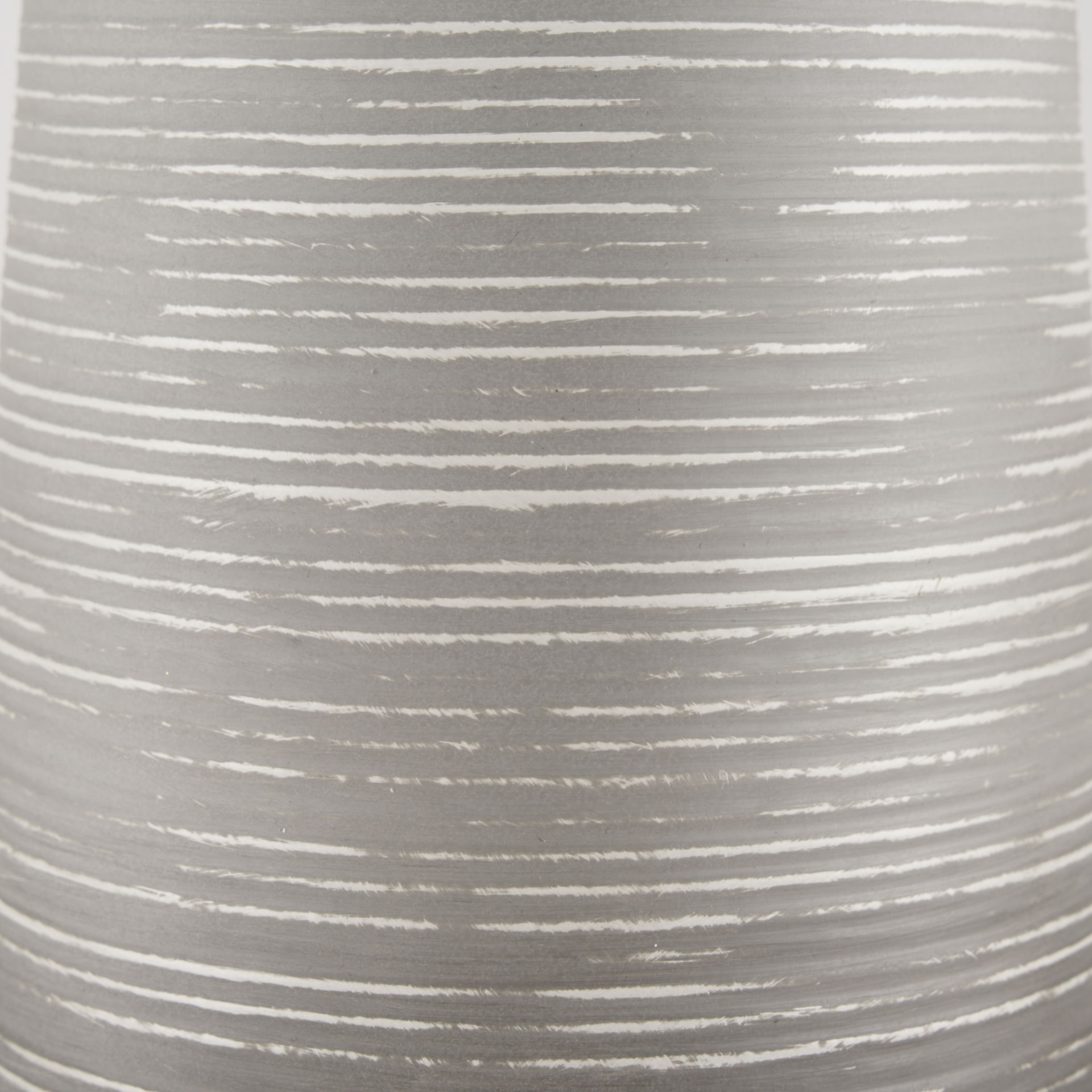 Toru Tall White with Grey Ombre Metal Vase large image 