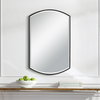 Shield Shaped Iron Mirror, by Uttermost, 2' width x 3'2" height x 1" depth thumbnail 2