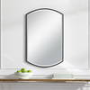 Shield Shaped Iron Mirror, by Uttermost, 24" width x 38" height x 1" depth thumbnail 2