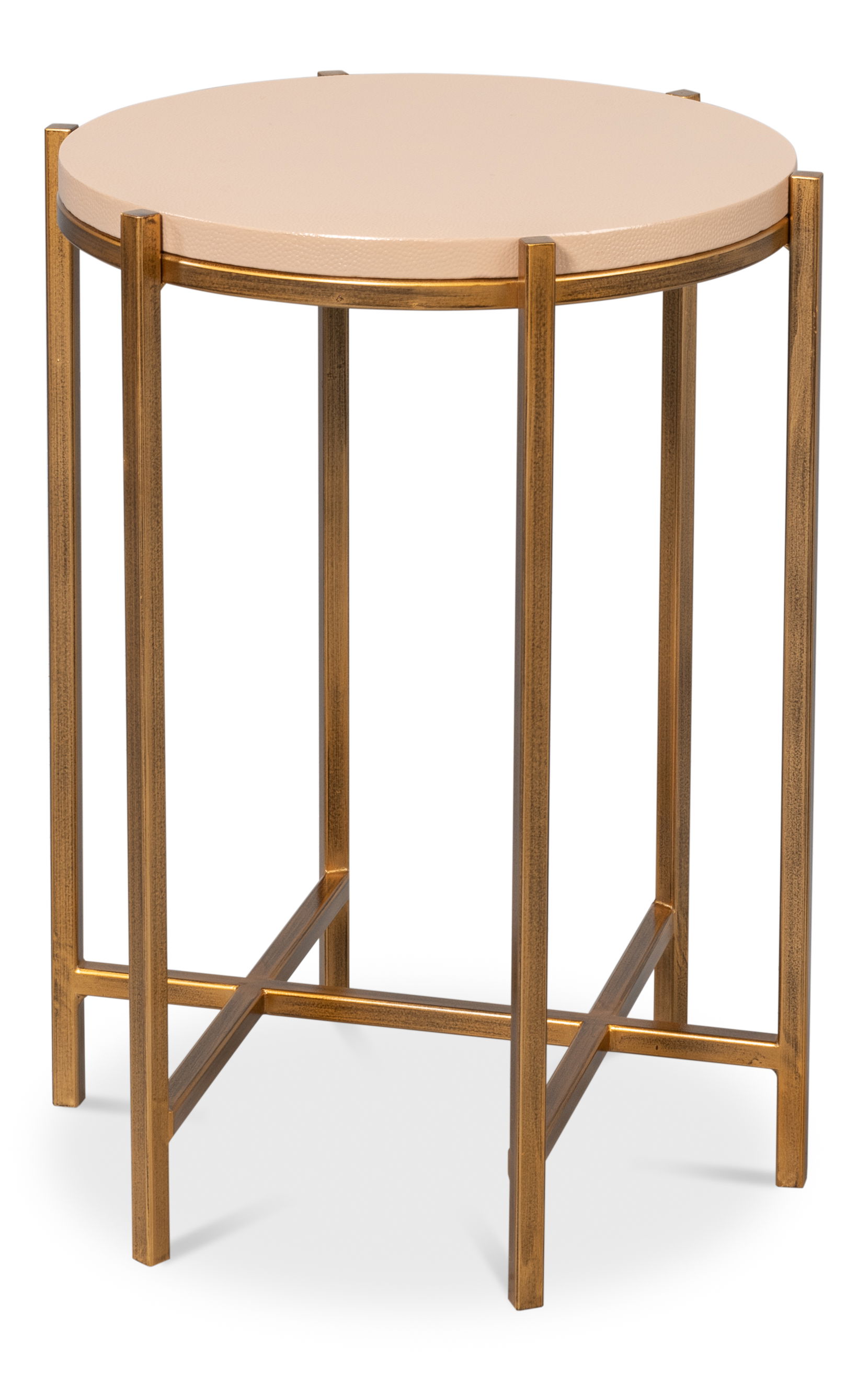 Spence Side Table, Mushroom, Side & End Table by Sarreid, 16" length x 16" width x 21" height View 1
