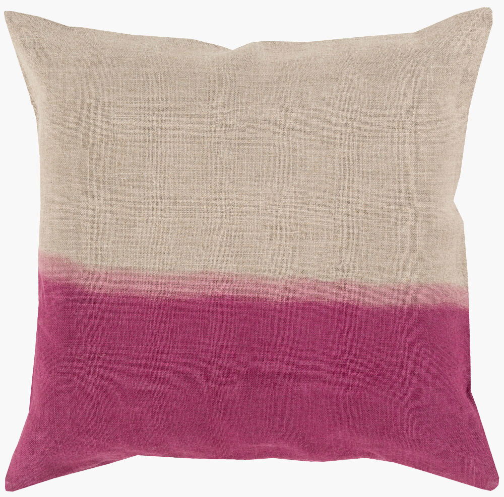 Dip Dyed Accent Pillow, Decorative Pillow by Surya, 18" length x 18" width