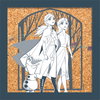 Frozen II Elsa, Anna & Olaf Cork Wall Art, by York Wall, 9.6" length x 10" width x 0.7" depth thumbnail